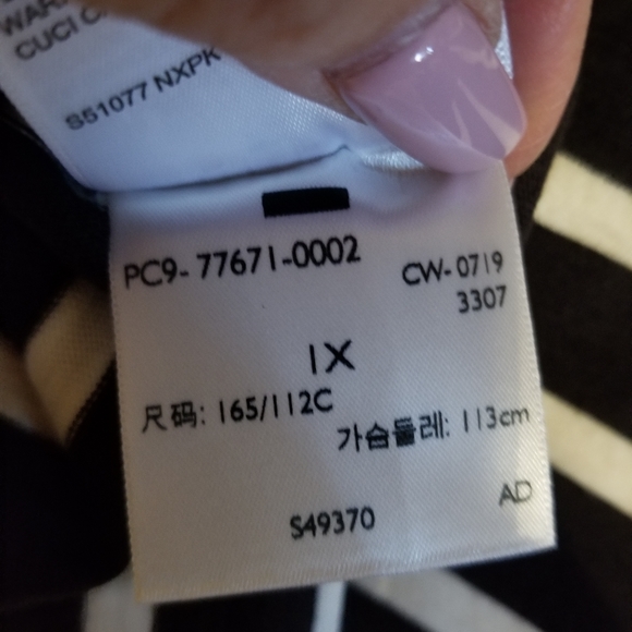 Levi's Trendy Plus Size Cora Sailor T-shirt Size1X NWOT - Picture 6 of 8